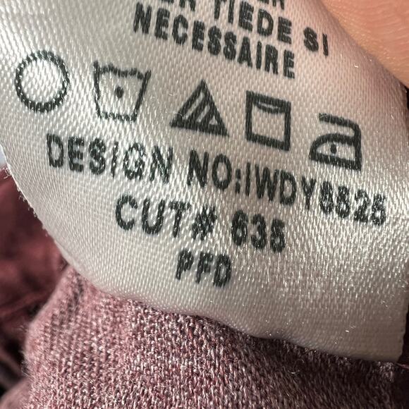 Joe's Jeans Men's Straight Jeans in Burgundy - Picture 14 of 16